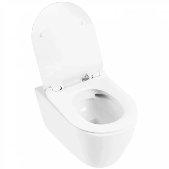 Унитаз подвесной BelBagno Marino BB105CHR безободковый, белый