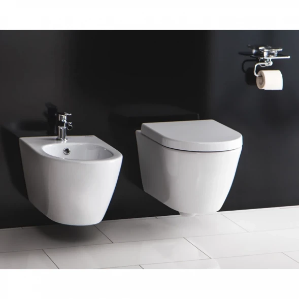 Унитаз подвесной BelBagno Marino BB105CHR безободковый, белый