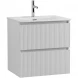 Тумба под раковину BelBagno Uno UNO-MINI-600-2C-SO-BO 60 см, подвесная, белый матовый