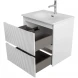Тумба под раковину BelBagno Uno UNO-MINI-600-2C-SO-BO 60 см, подвесная, белый матовый