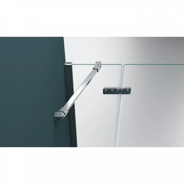 Душевой уголок 80x90 см BelBagno Kraft KRAFT-AH-12-80/90-C-Cr-R прозрачное