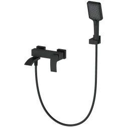Смеситель для ванны Wonzon &amp; Woghand Fit WW-88639009-MB с душевым гарнитуром, черный матовый