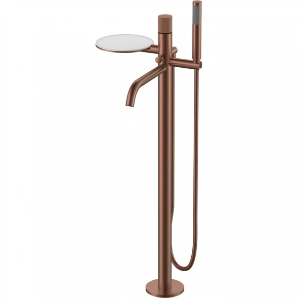 Смеситель напольный для ванны Boheme Stick Linea 129-BRB.3 бронза матовая