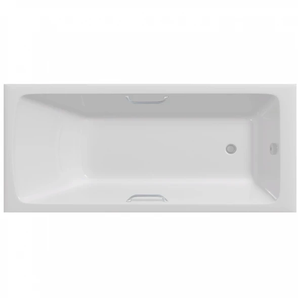 Ванна чугунная Delice Camelot DLR230616R 180x80 см, с отверстиями под ручки, белый