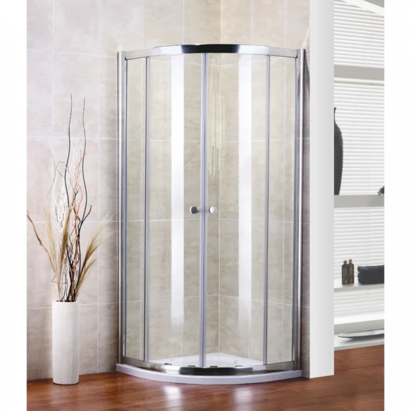 Душевой уголок Cezares Pratico 80x80 см текстурное стекло PRATICO-R-2-80-P-Cr