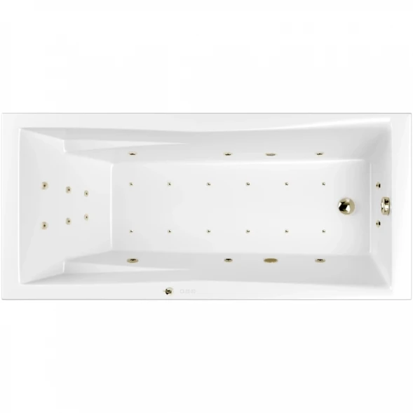 Акриловая ванна Whitecross Palace 0104.180080.100.ULTRA.BR 179,5x80 см, с гидромассажем, белый