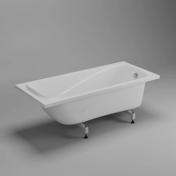 Ванна из литьевого мрамора Delice Triumph DLR330011-G 170x75 см, белый