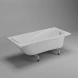 Ванна из литьевого мрамора Delice Triumph DLR330011-G 170x75 см, белый