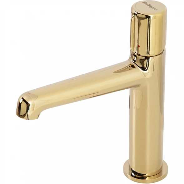 Смеситель для раковины с донным клапаном BelBagno Uno UNO-LVM-ORO