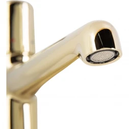 Смеситель для раковины с донным клапаном BelBagno Uno UNO-LVM-ORO