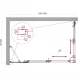 Душевой уголок BelBagno Luce LUCE-AH-21-125/80-C-Cr 125x80 см, профиль хром, стекло прозрачное