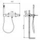 Смеситель для душа AltroBagno Unione AltroBagnoUnione030604GM