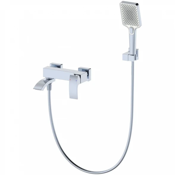 Смеситель для ванны Wonzon &amp; Woghand Fit WW-88639009-CR с душевым гарнитуром, хром