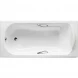 Ванна чугунная Roca Haiti 2330G000R 160x80 см, с отверстиями под ручки, антискользящим покрытием, белый