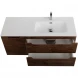 Тумба под раковину BelBagno Etna ETNA-1000-2C-1A-SO-RW-R 100,4 см R, подвесная, Rovere Moro