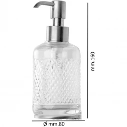 Дозатор для жидкого мыла Boheme Aura 10250-G настольный, золотой