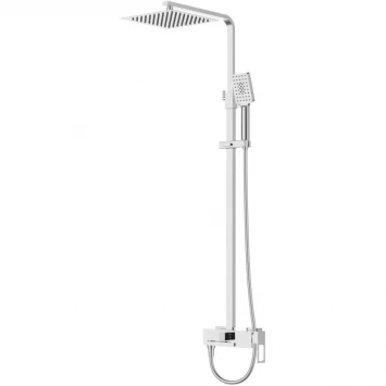Душевая система 250 мм BelBagno Luce LUC-VSCM-CRM