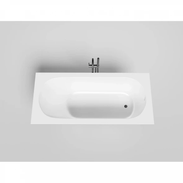 Ванна из литьевого мрамора Salini S-Sense Ornella 102312G 180x80 см, белый глянец