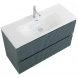 Тумба под раковину BelBagno Uno UNO-MINI-1000-2C-SO-AO 100 см, подвесная, голубой матовый