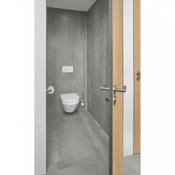 Унитаз подвесной Villeroy &amp; Boch Architectura 4694CL01 безободковый, торнадо, с сиденьем микролифт, альпийский Белый