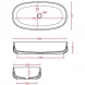 Раковина 68x35 см Artceram Cognac COL005 40 00 tortora