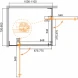 Душевой уголок 100-110x70-80 см Cezares SLIDER-AH-2-70/80-100/110-GRIGIO-Cr графитовое