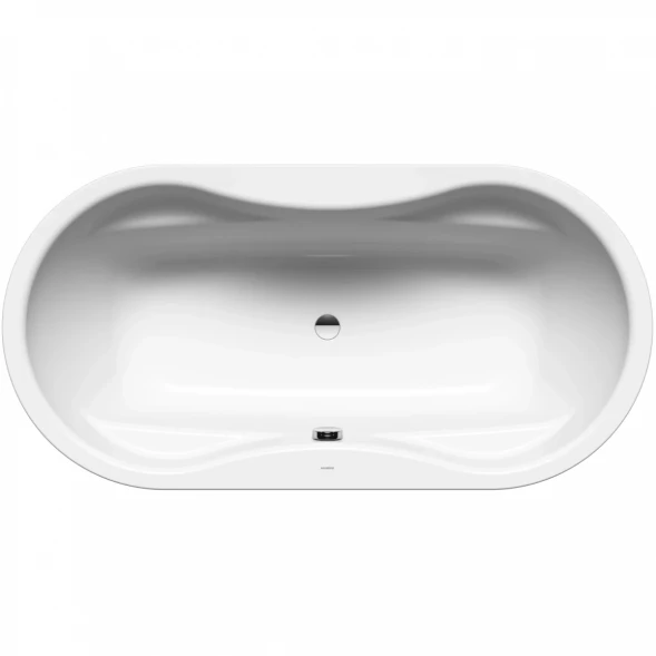 Ванна стальная Kaldewei Mega Duo Oval 184 223830003001 180x90 см, с антискользящим и водоотталкивающим покрытием, альпийский белый