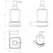 Дозатор Boheme Q 10957-G-B