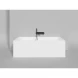 Ванна из литьевого мрамора Salini S-Sense Orlanda Kit 102117M 170,4x75 см, белый матовый