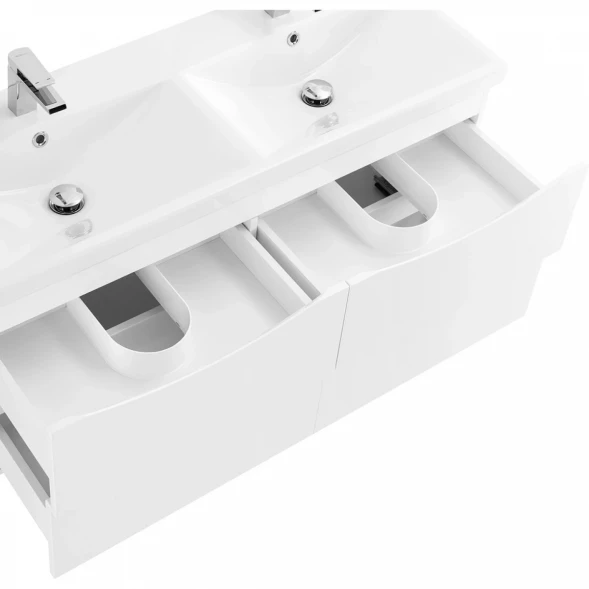 Тумба Bianco Lucido 117,2 см BelBagno Marino MARINO-CER-1200-4C-SO-2-BL-P