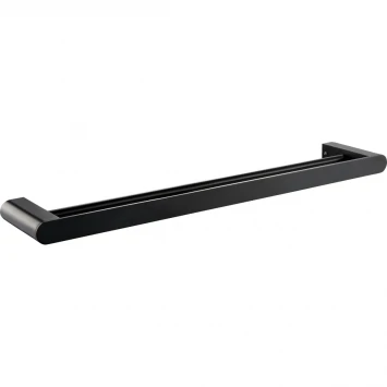 Полотенцедержатель Wonzon & Woghand Carbon WW-7711 60 см, двойной, черный матовый