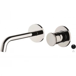 Смеситель для раковины Emmevi Filobrass 85155ZI/NEO встраиваемый, без донного клапана, черный матовый
